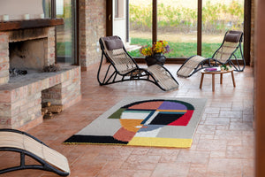 Handmade art rug
